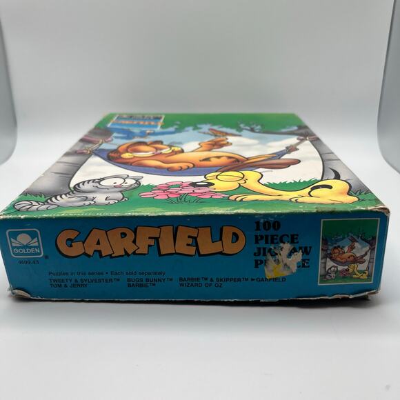 Vintage Garfield Puzzle 100 Piece Jigsaw Puzzle 1979 Complete Nermal Odie Summer - Picture 5 of 10